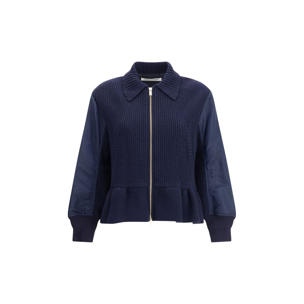 Undercover Blue Wool Bomber | Regal Royce