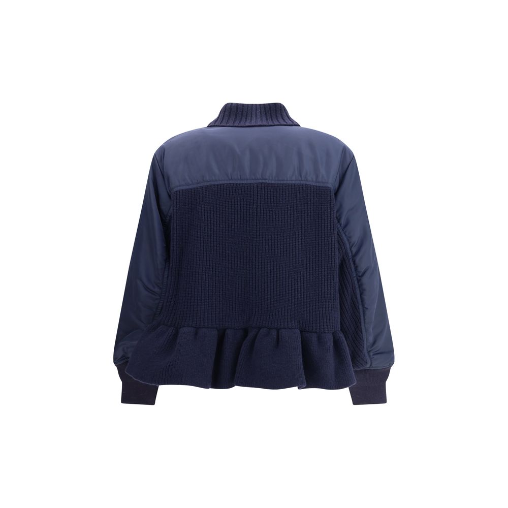 Undercover Blue Wool Bomber | Regal Royce