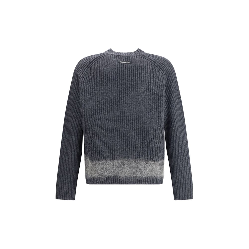 Dsquared² Gray Wool Sweatshirt | Regal Royce