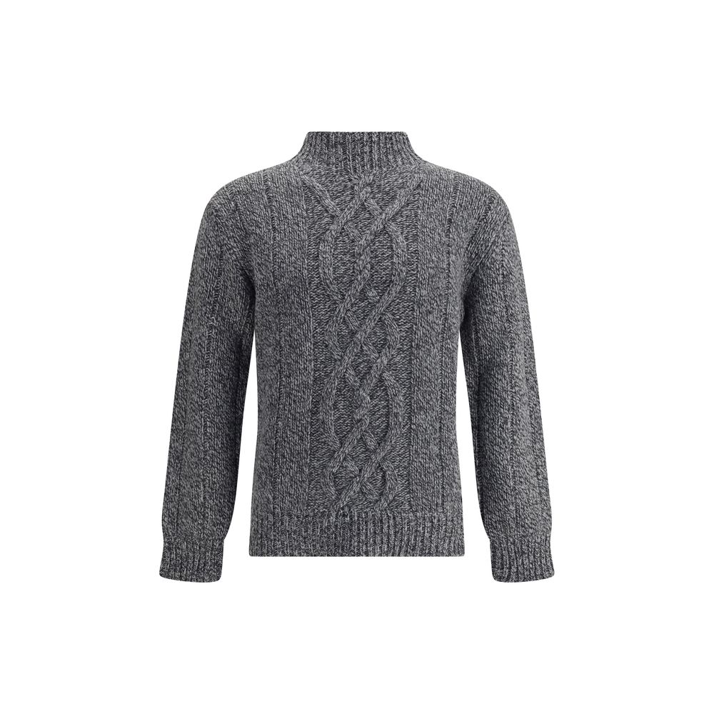Brooksfield Gray Wool Sweatshirt | Regal Royce