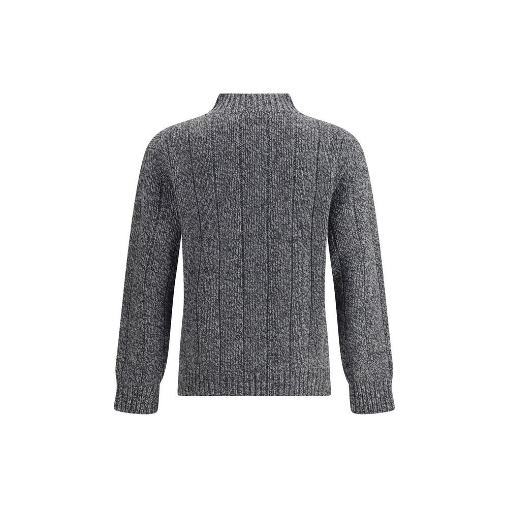 Brooksfield Gray Wool Sweatshirt | Regal Royce