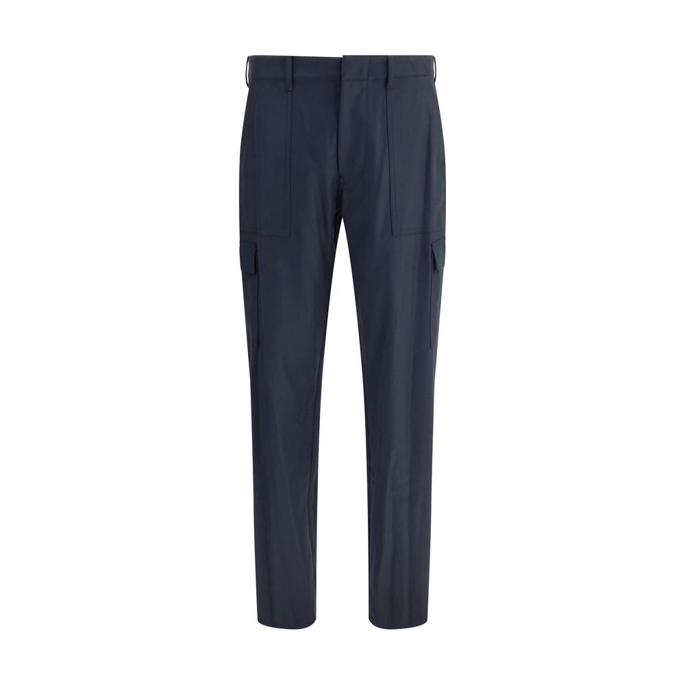 Etro Blue Wool Cargo Pants | Regal Royce