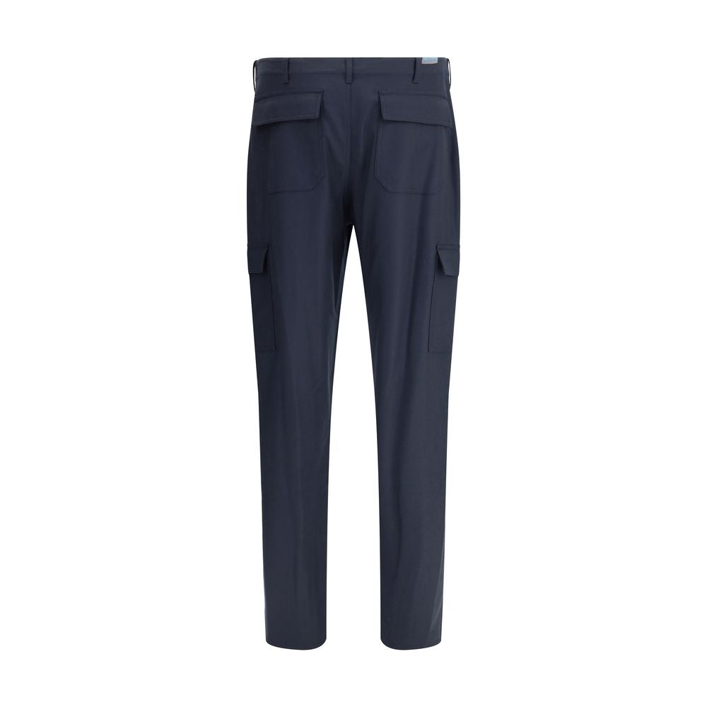 Etro Blue Wool Cargo Pants | Regal Royce
