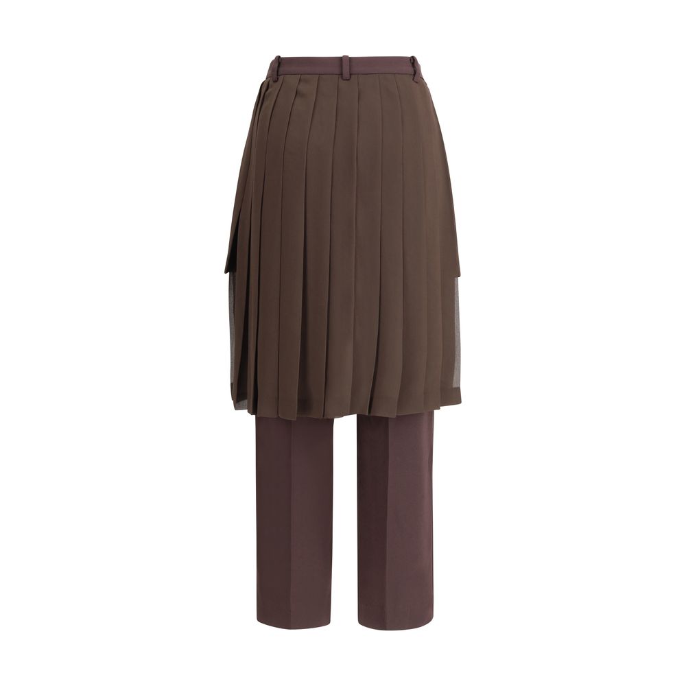 Undercover Brown Acetate Casual Pants | Regal Royce