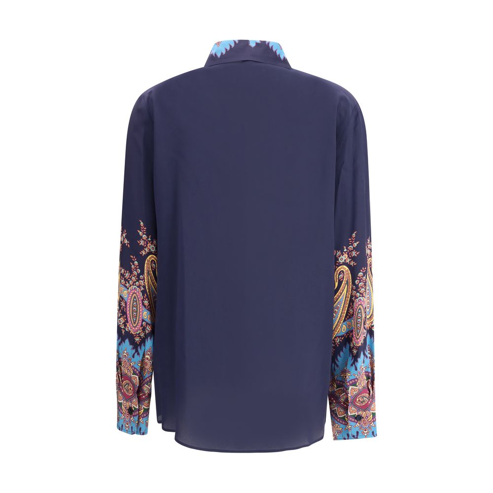 Etro Multicolor Silk Pattern Shirt | Regal Royce