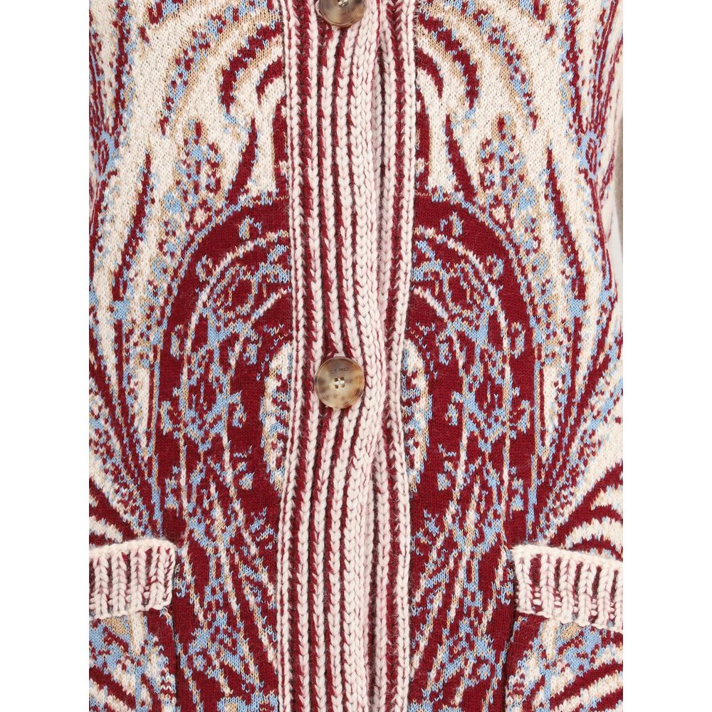 Etro Multicolor Wool Cardigan | Regal Royce