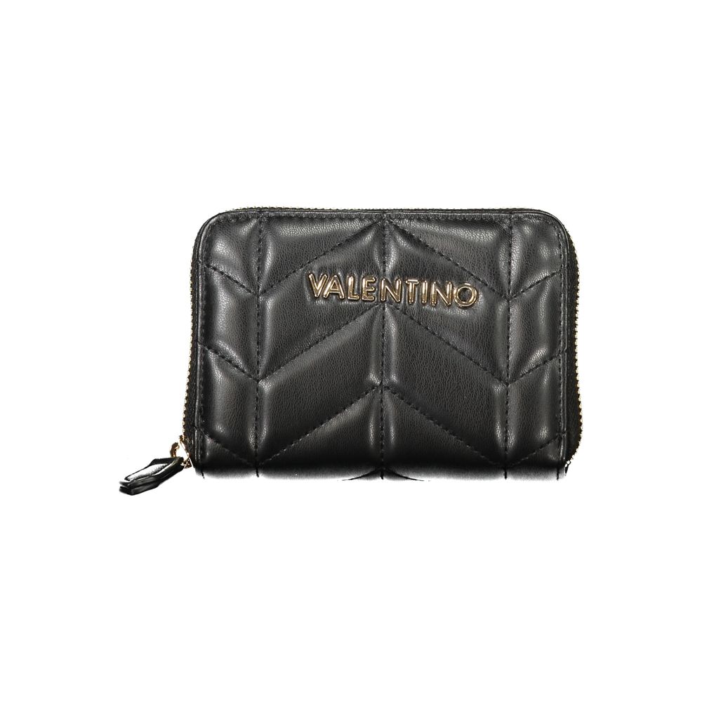 Mario Valentino Black Polyurethane Women Wallet | Regal Royce