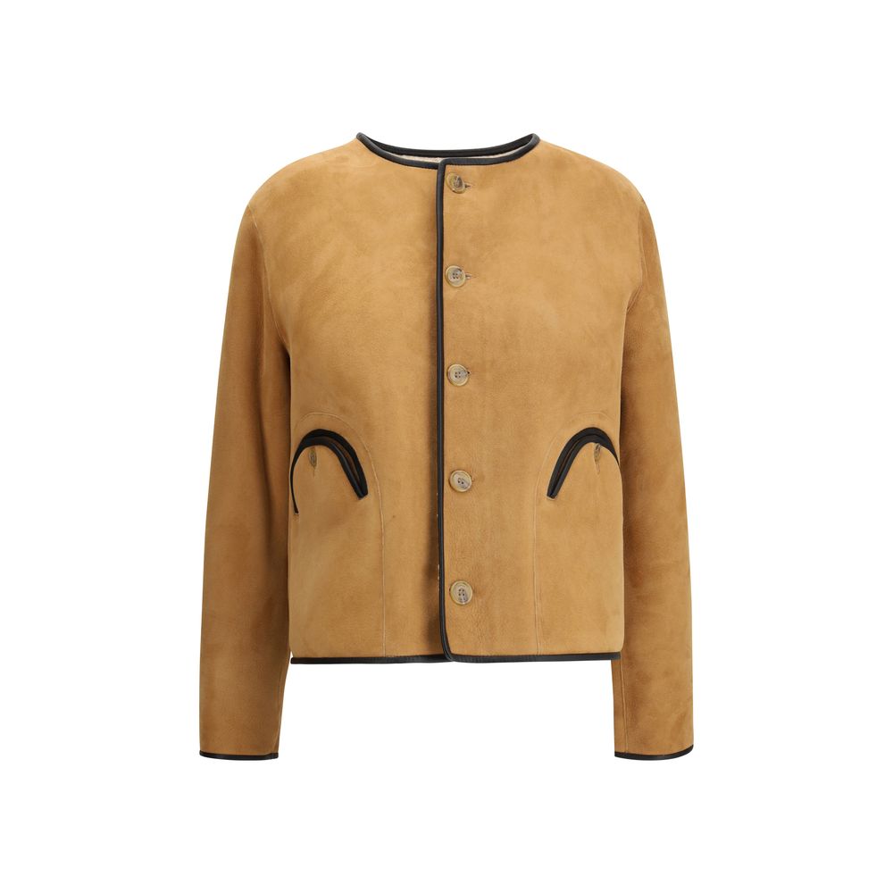 Blazé Milano Beige Goatskin Coat