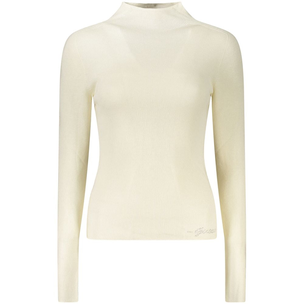 Guess Jeans Bianco Acrylic Women's Sweater | Regal Royce