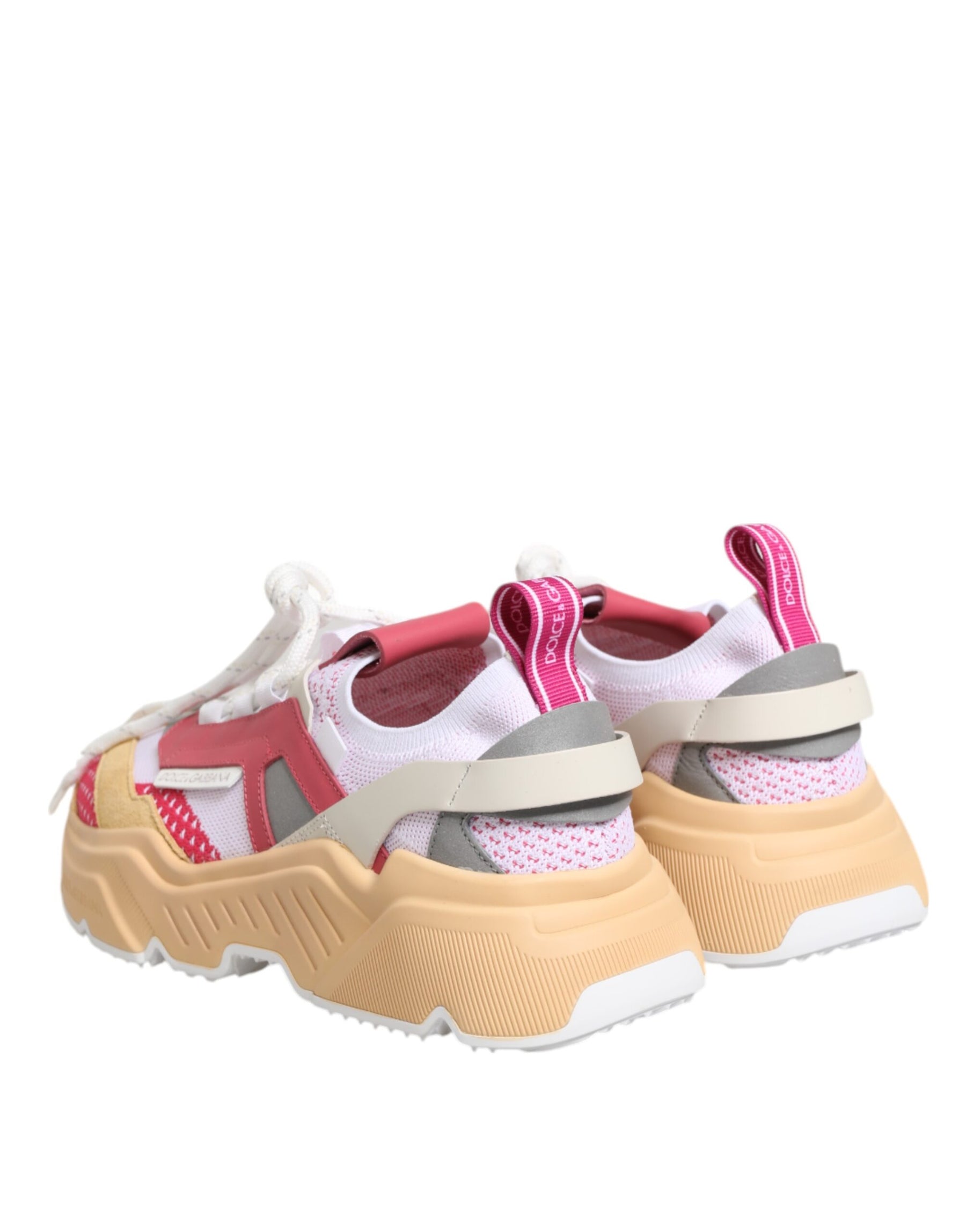 Dolce & Gabbana Multicolor Leather Daymaster Low Top Sneakers Shoes | Regal Royce