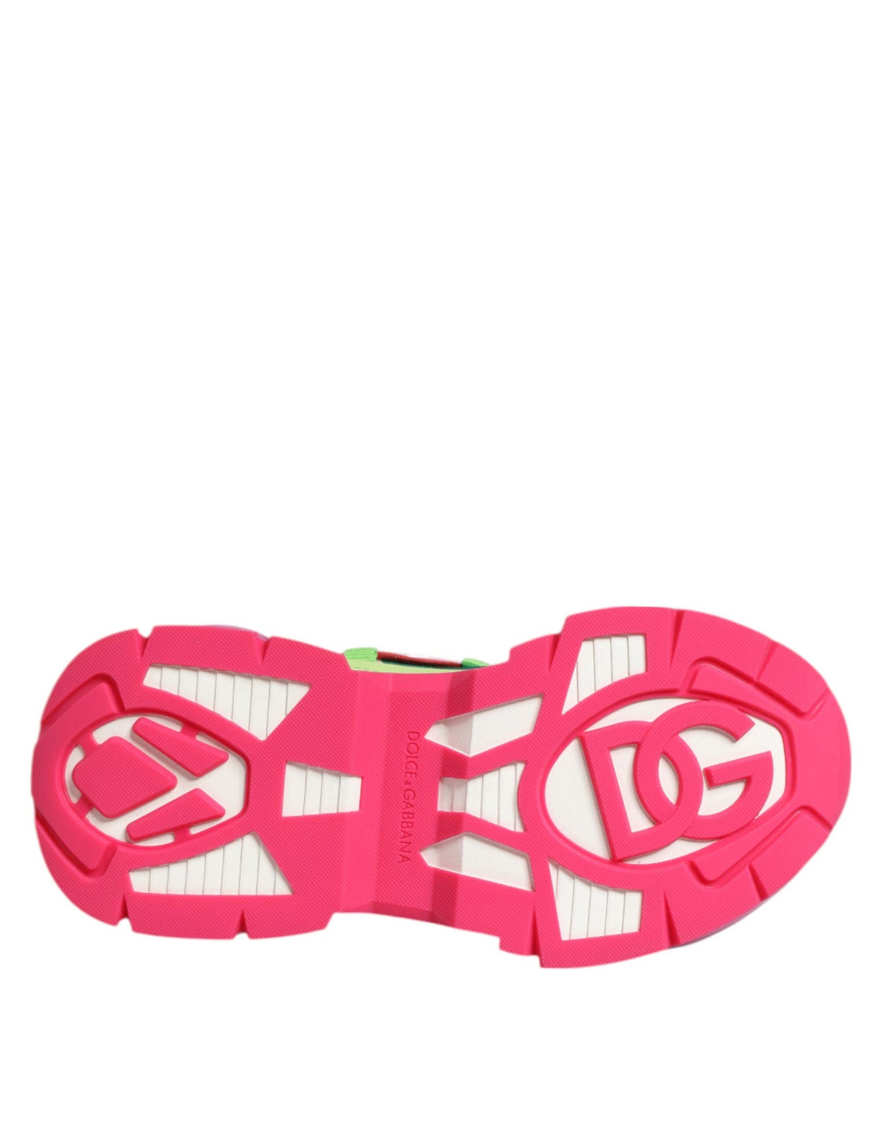 Dolce & Gabbana Multicolor Leather Airmaster Low Top Sneaker Shoes | Regal Royce