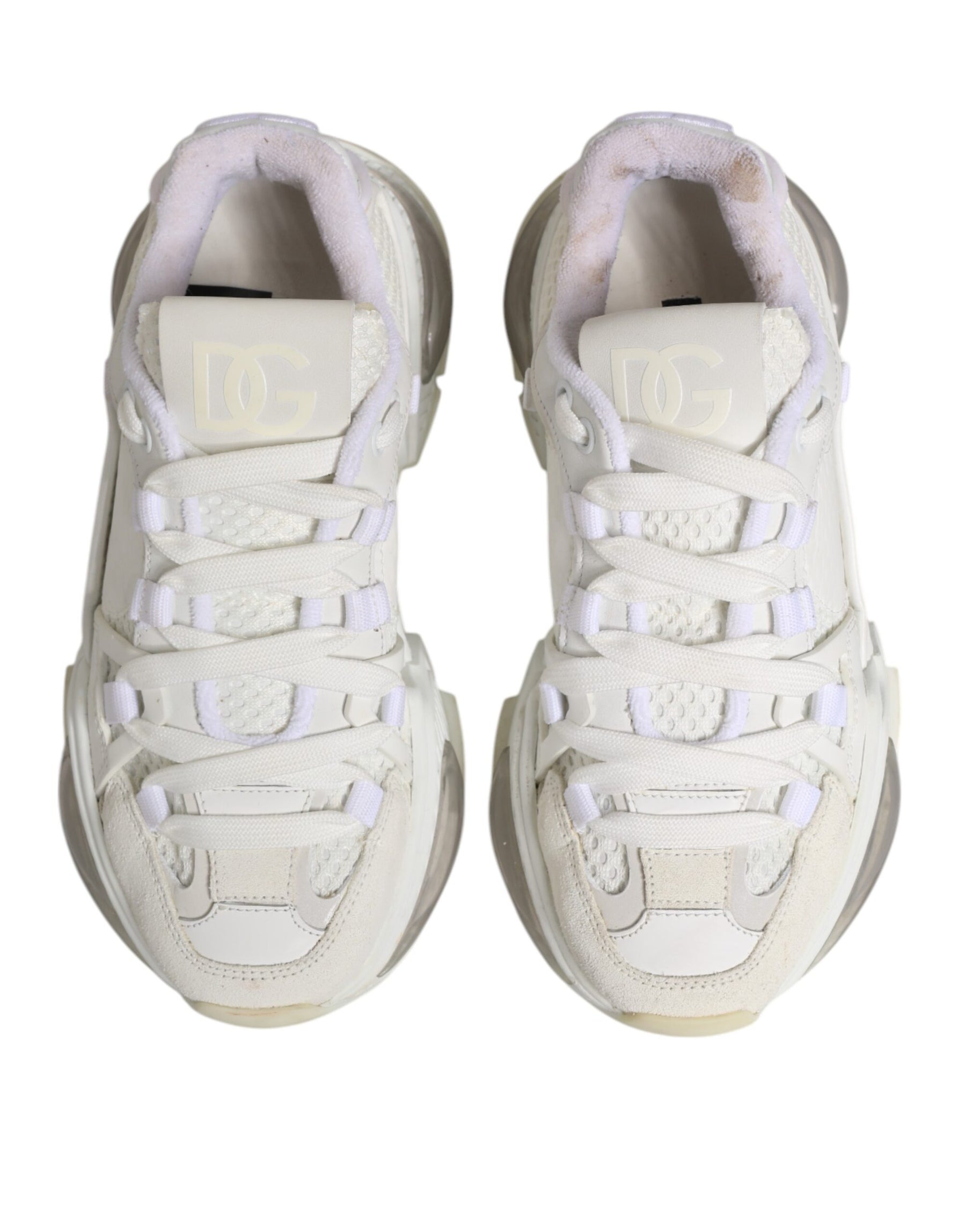 Dolce & Gabbana Airmaster White Women Low Top Sneakers Shoes | Regal Royce
