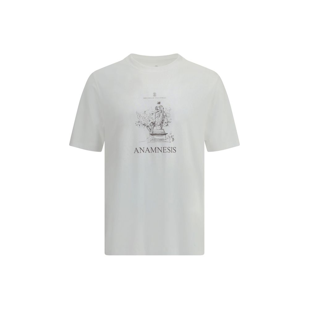 Brunello Cucinelli White Cotton T-Shirt | Regal Royce