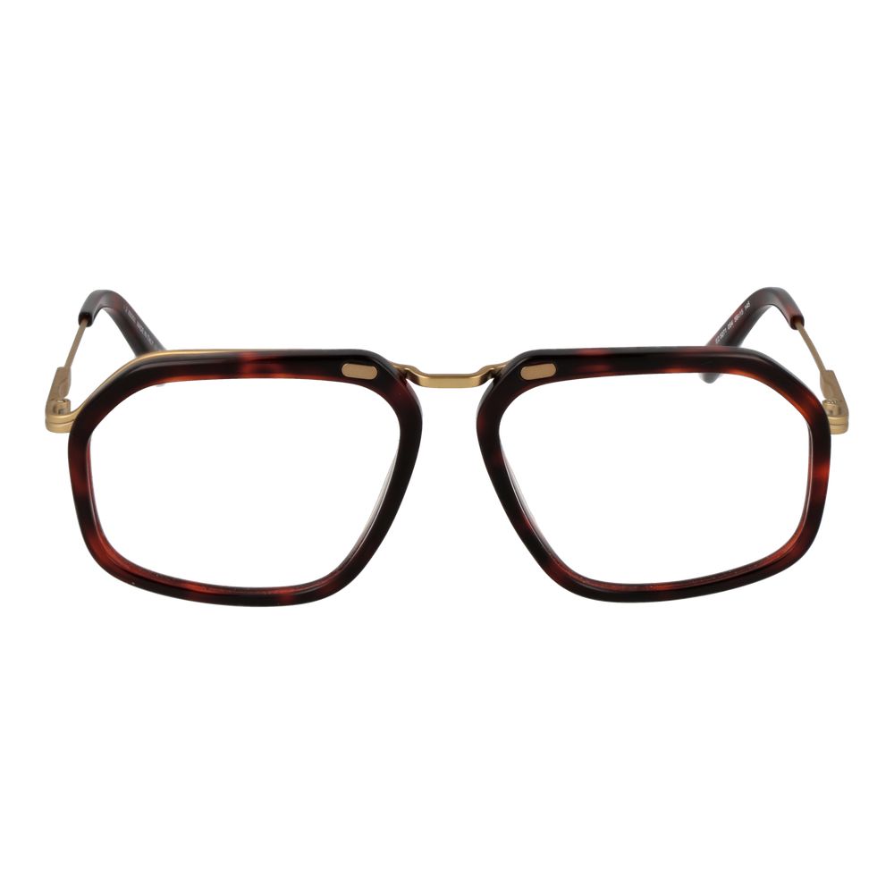 Ermenegildo Zegna Burgundy Metal Glasses (Frames) | Regal Royce