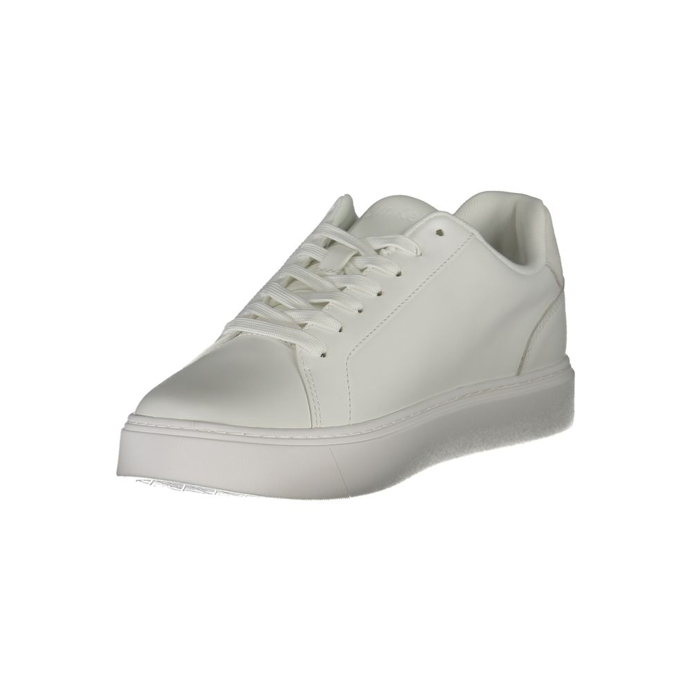 Calvin Klein Bianco Polyurethane Men Sneaker | Regal Royce