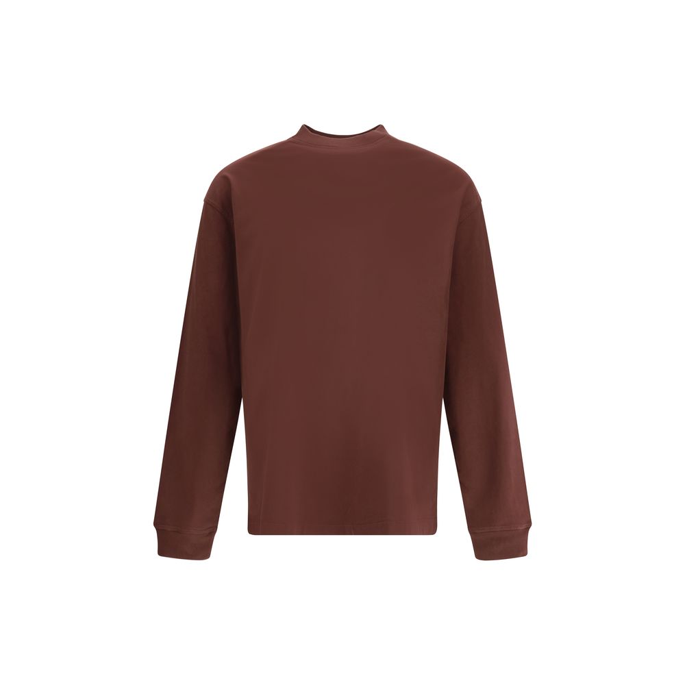 Agolde Bordeaux Cotton Long Sleeve T-Shirt | Regal Royce