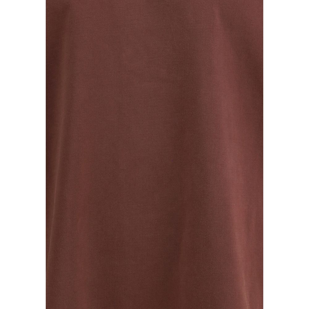 Agolde Bordeaux Cotton Long Sleeve T-Shirt | Regal Royce