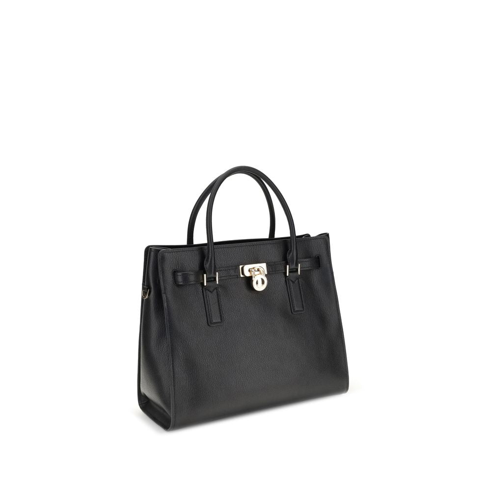 Michael Kors Black Calf Leather Bos Taurus Shoulder Bag | Regal Royce