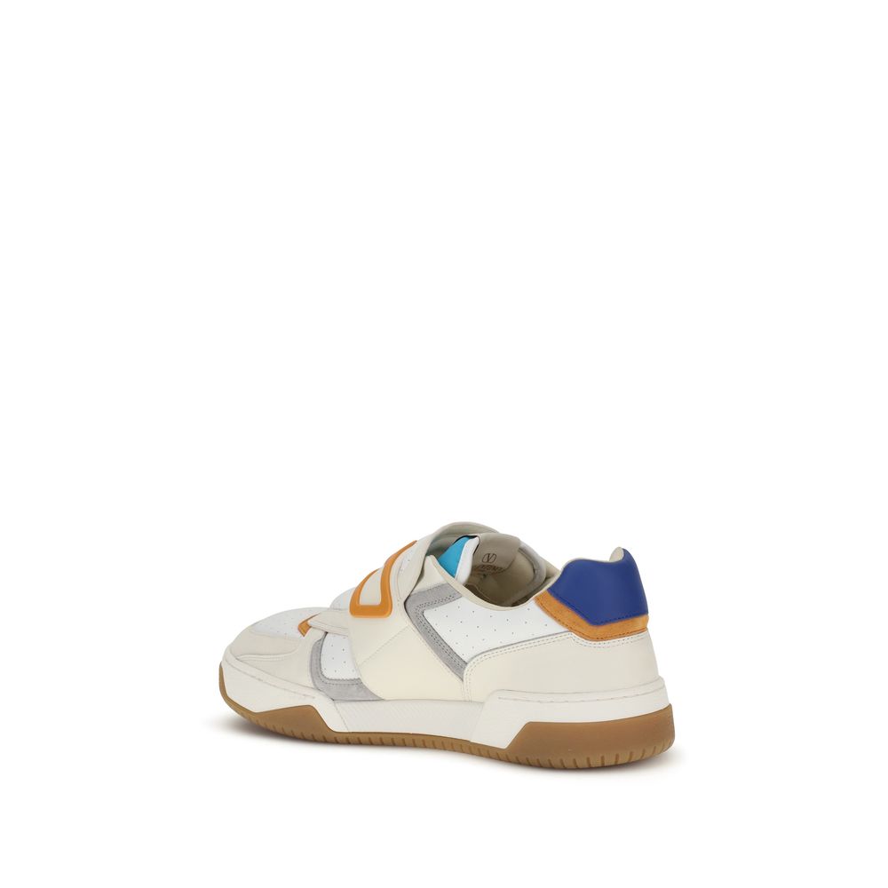 Valentino Garavani Multicolor Calf Leather Bos Taurus Athletic Sneakers