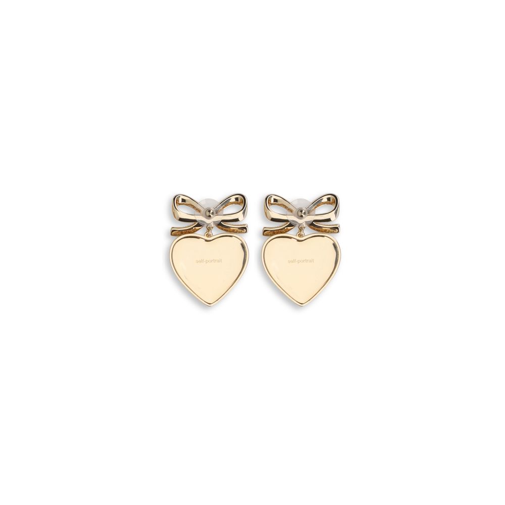 Self-Portrait Gold Brass Earrings | Regal Royce