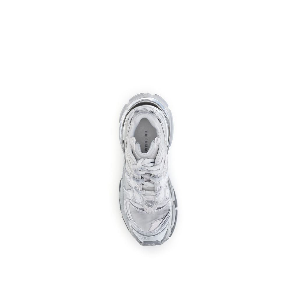 Balenciaga Silver Rubber Athletic Sneakers | Regal Royce