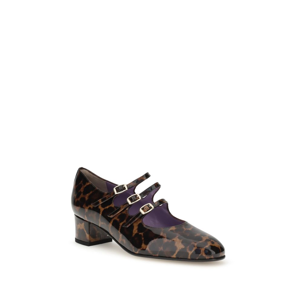 Carel Paris Multicolor Calf Leather Bos Taurus Platform Pumps | Regal Royce