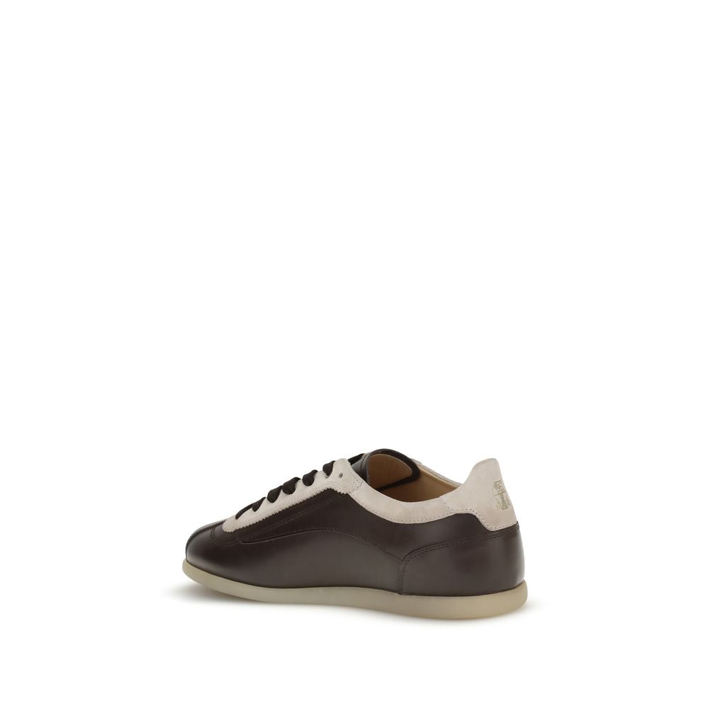 Brunello Cucinelli Multicolor Leather Low Top Sneakers | Regal Royce