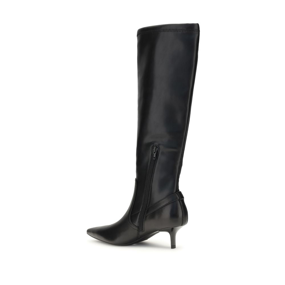 PINKO Black Goatskin Ankle Boots | Regal Royce