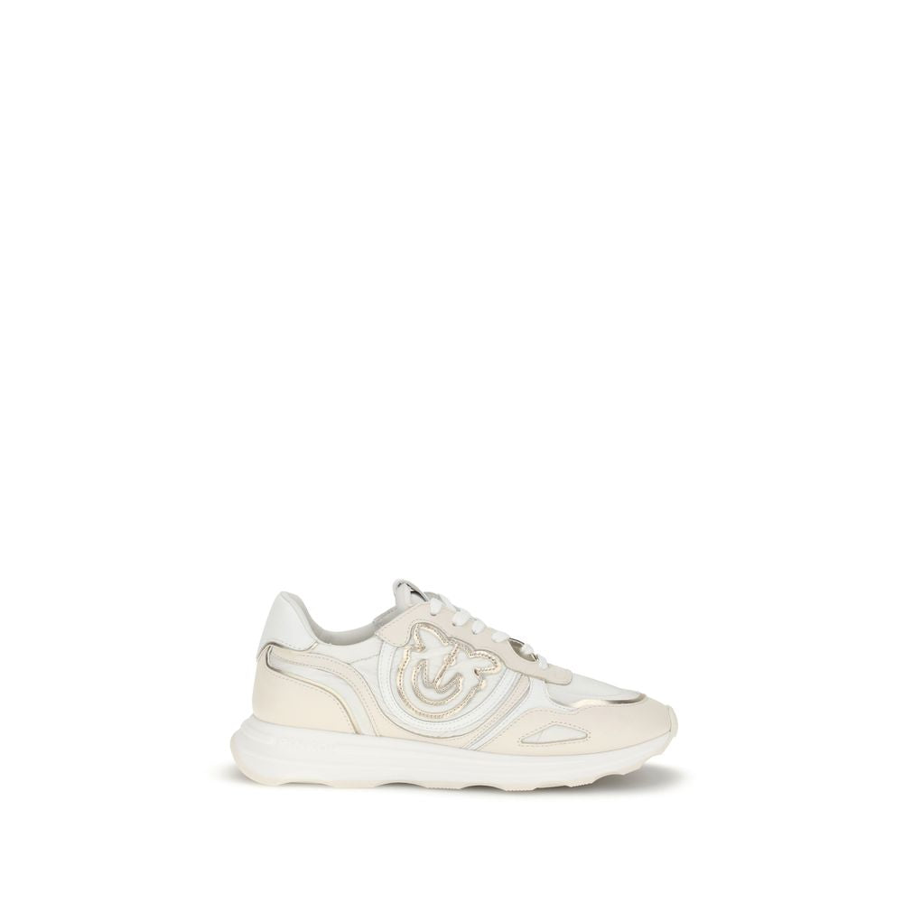 PINKO White Cotton Athletic Sneakers | Regal Royce