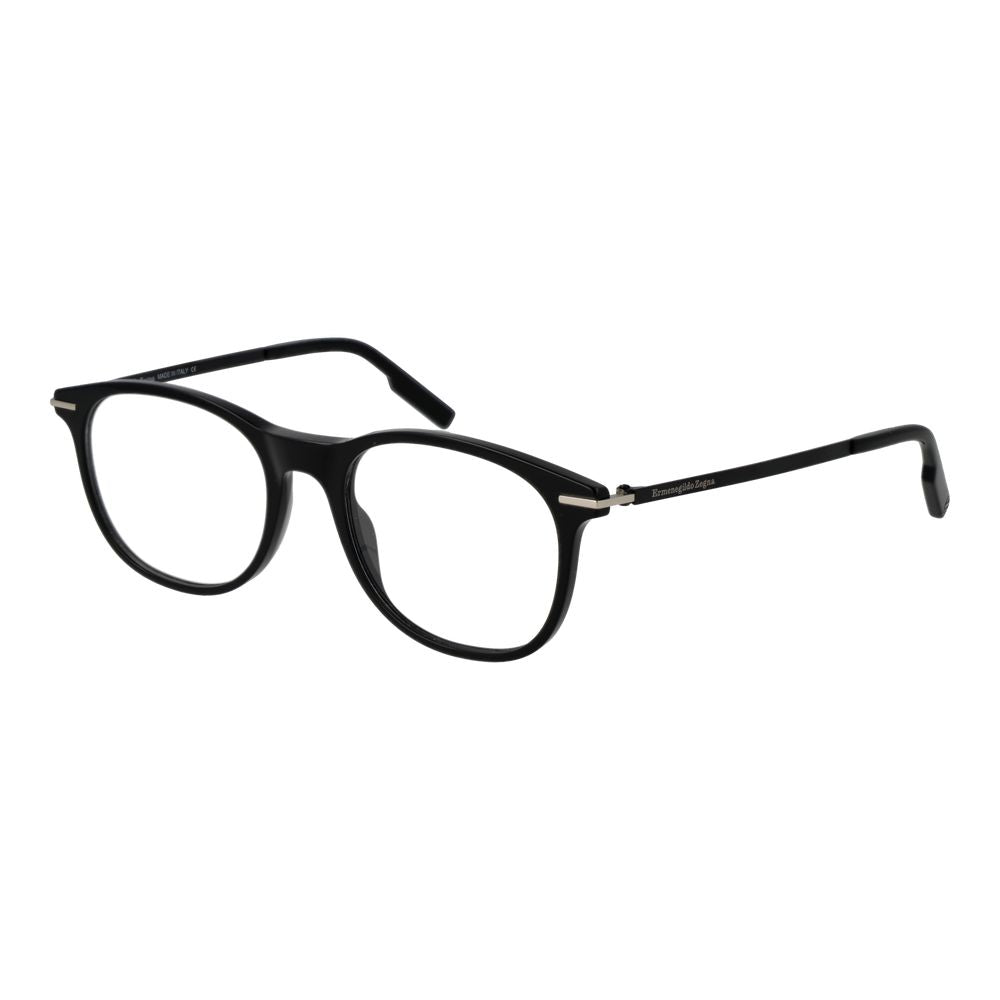 Ermenegildo Zegna Black Plastic Glasses (Frames) | Regal Royce