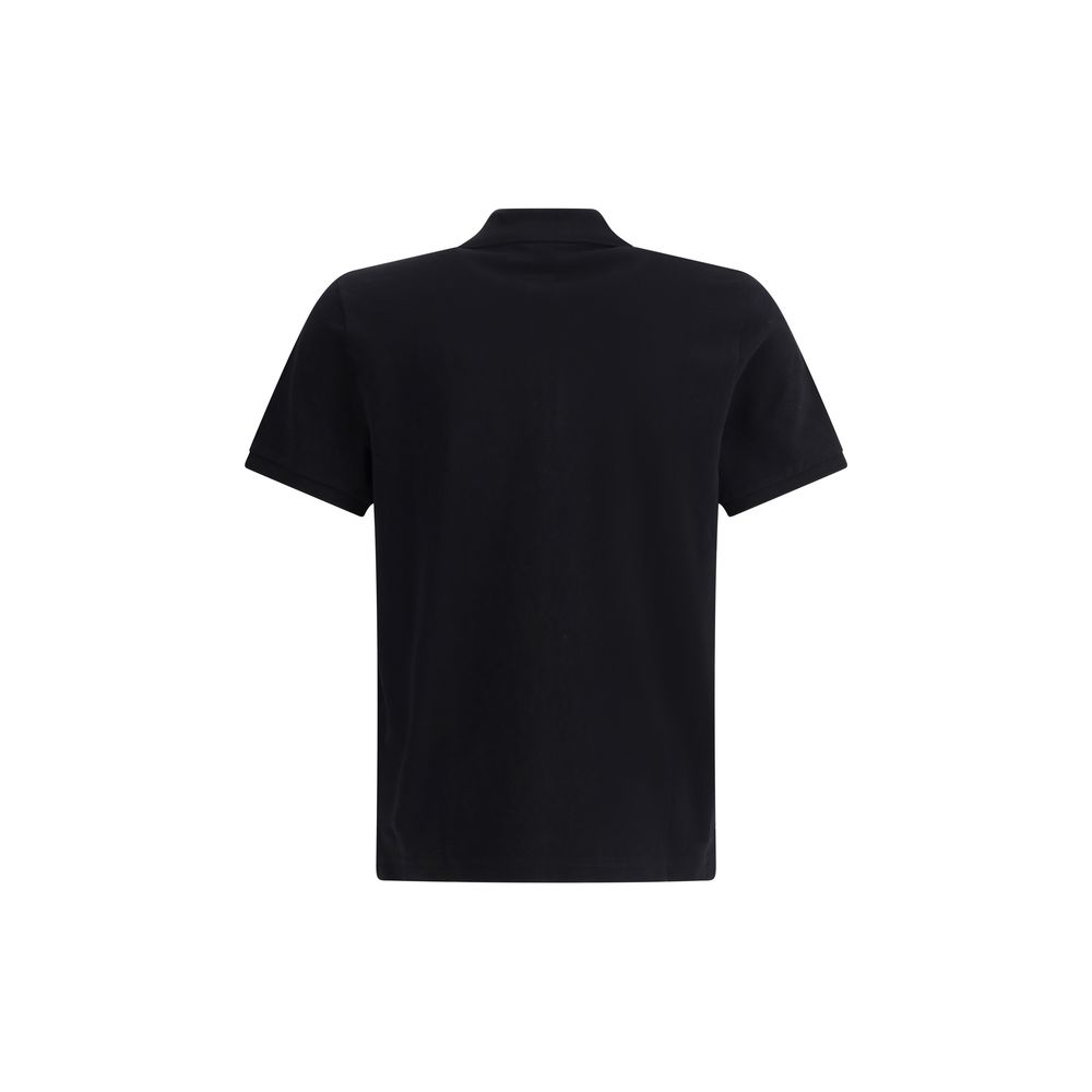 Moose Knuckles Black Cotton Polo Shirt | Regal Royce