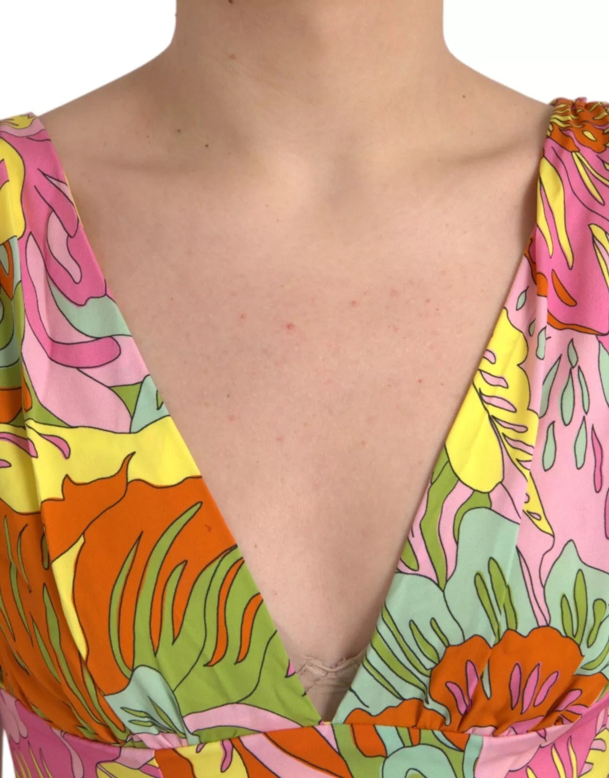 Dolce & Gabbana Multicolor Floral Silk Flared Mini Dress | Regal Royce