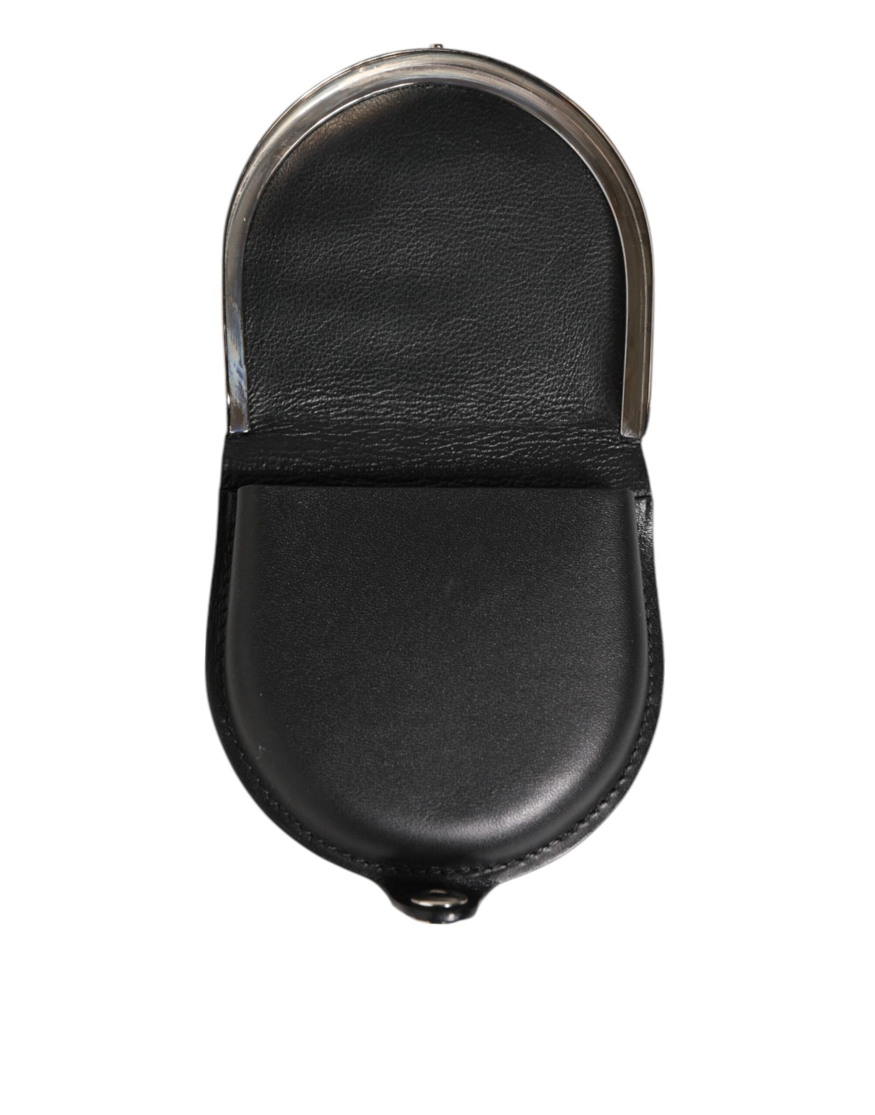 Dolce & Gabbana Black Polished Crocodile Leather Mens Coin Purse Wallet | Regal Royce