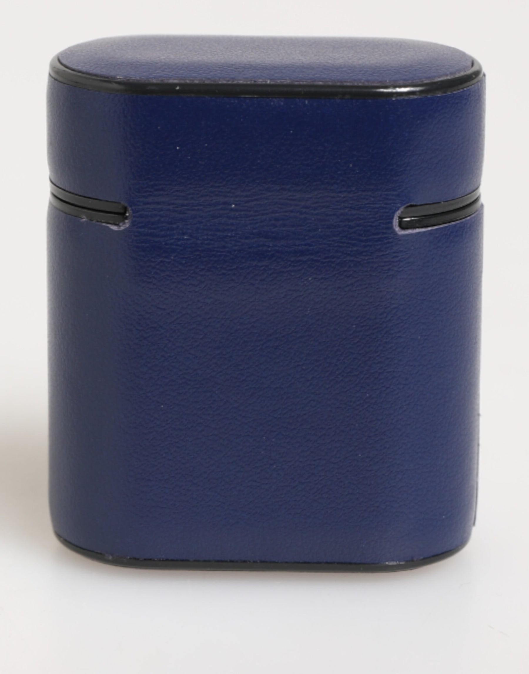 Dolce & Gabbana Blue Leather Logo Print Flip Holder Men Airpods Case | Regal Royce