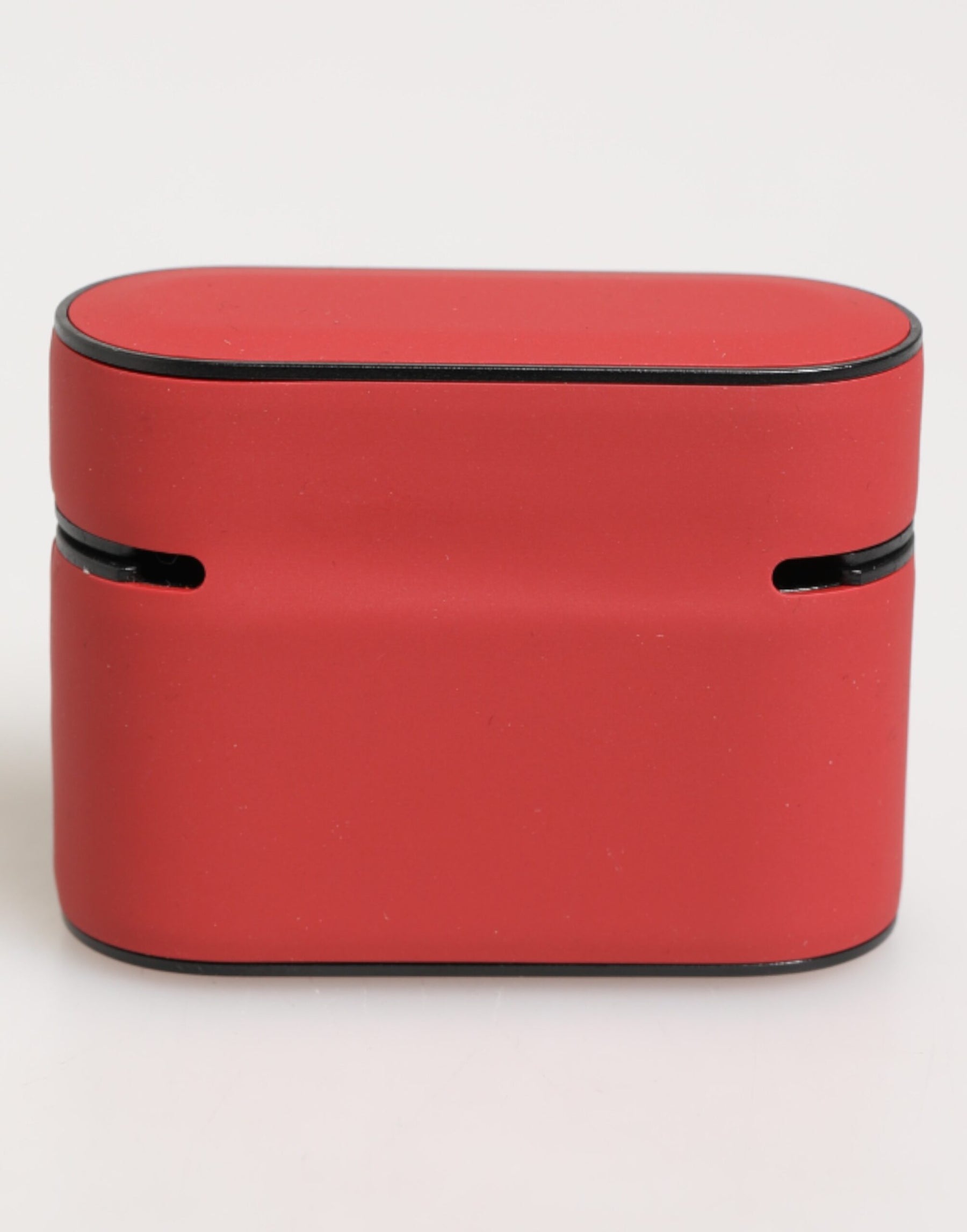 Dolce & Gabbana Red White Silicone Embossed Logo Accessory Airpods Case | Regal Royce
