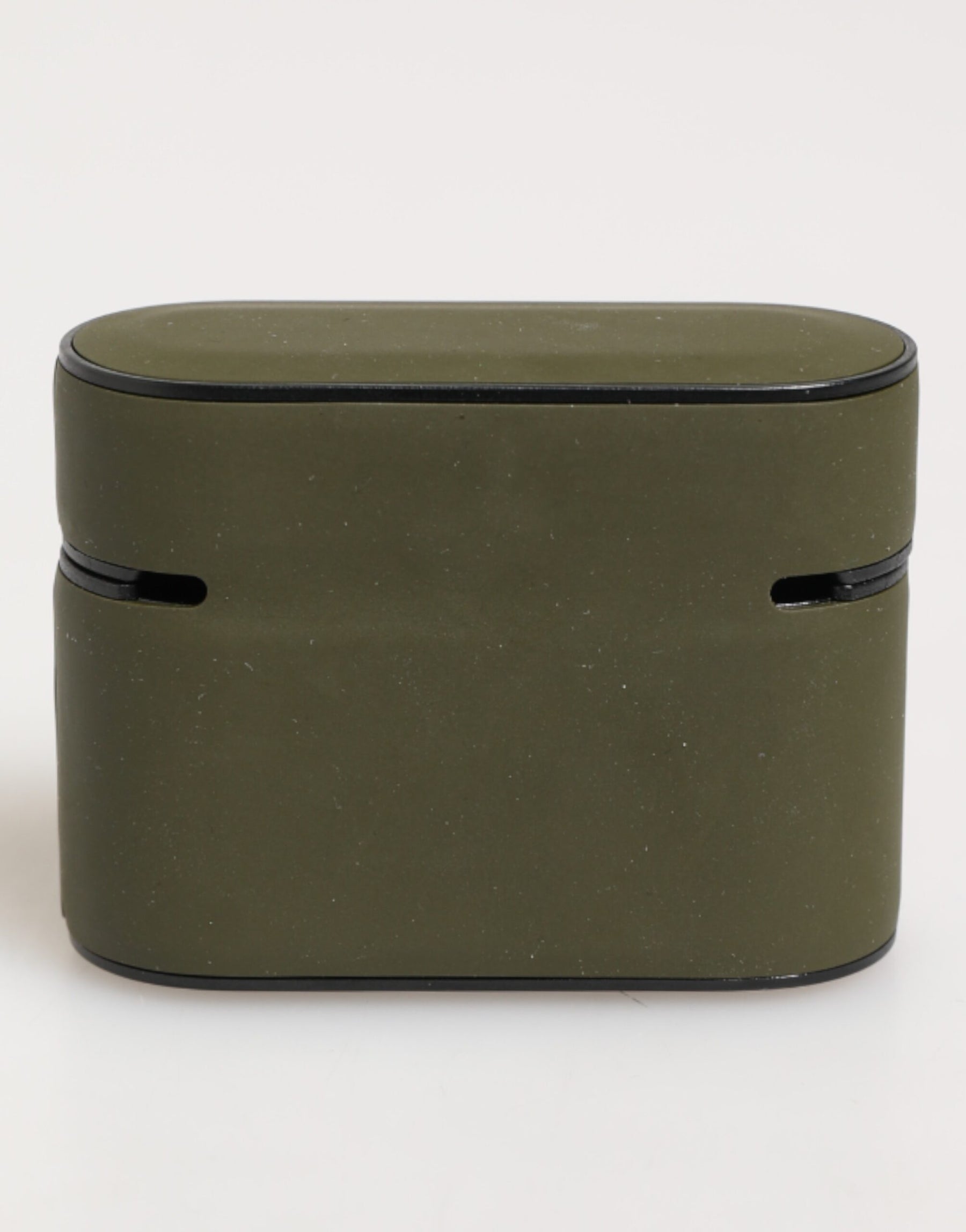 Dolce & Gabbana Army Green Rubber Logo Embossed Accessory  Airpods Case | Regal Royce