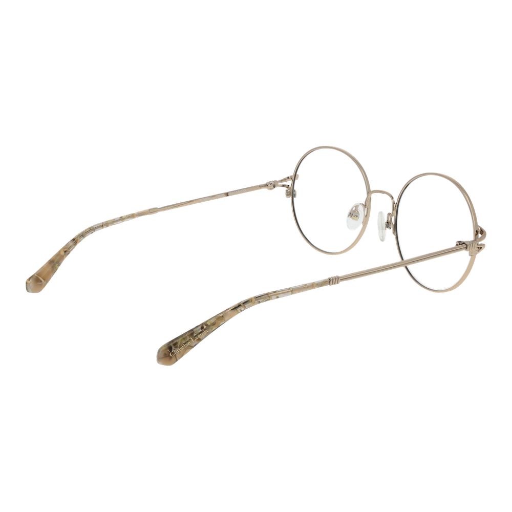 Christian Lacroix Beige Metal Glasses (Frames) | Regal Royce