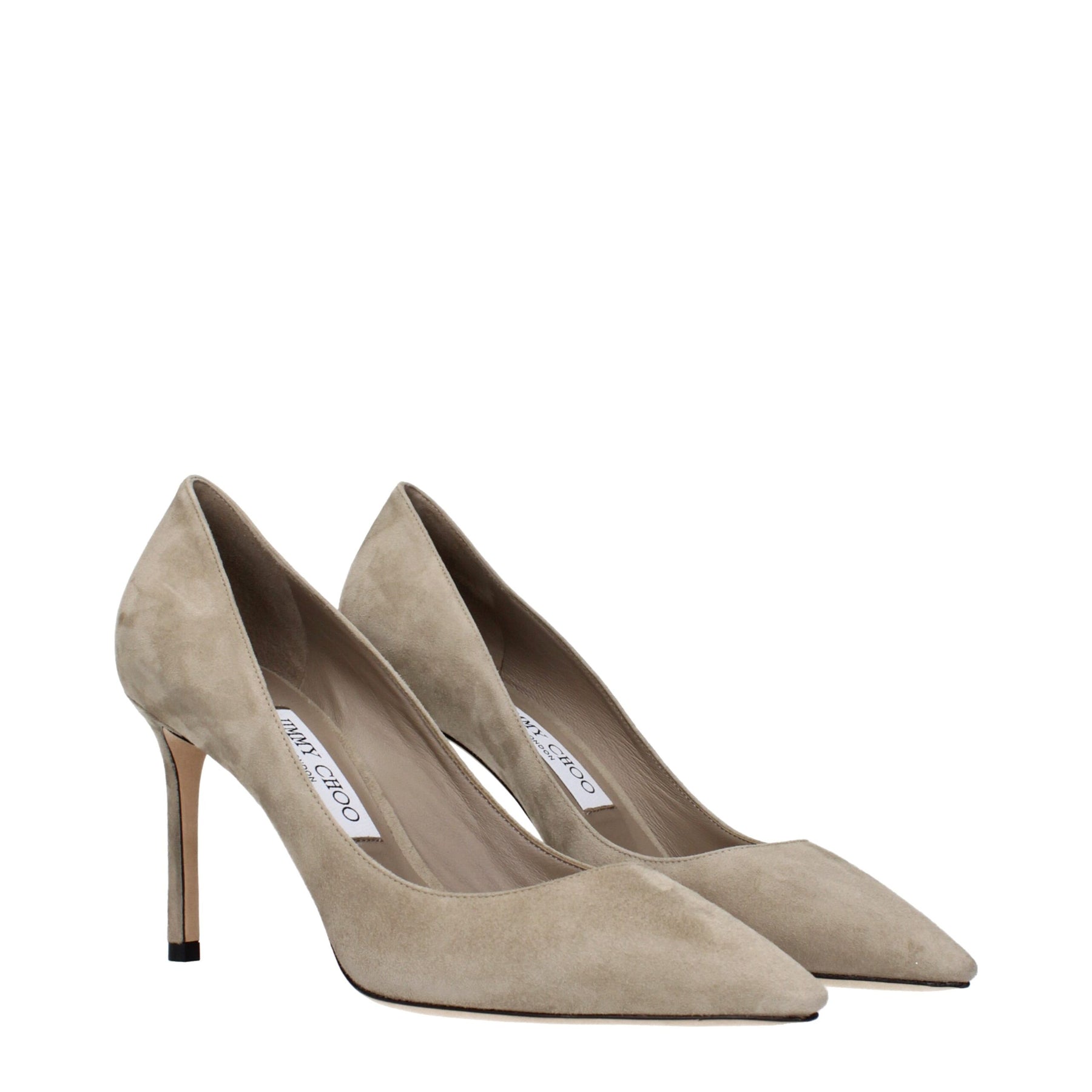 Jimmy Choo Gray Leather High Heel Pumps | Regal Royce
