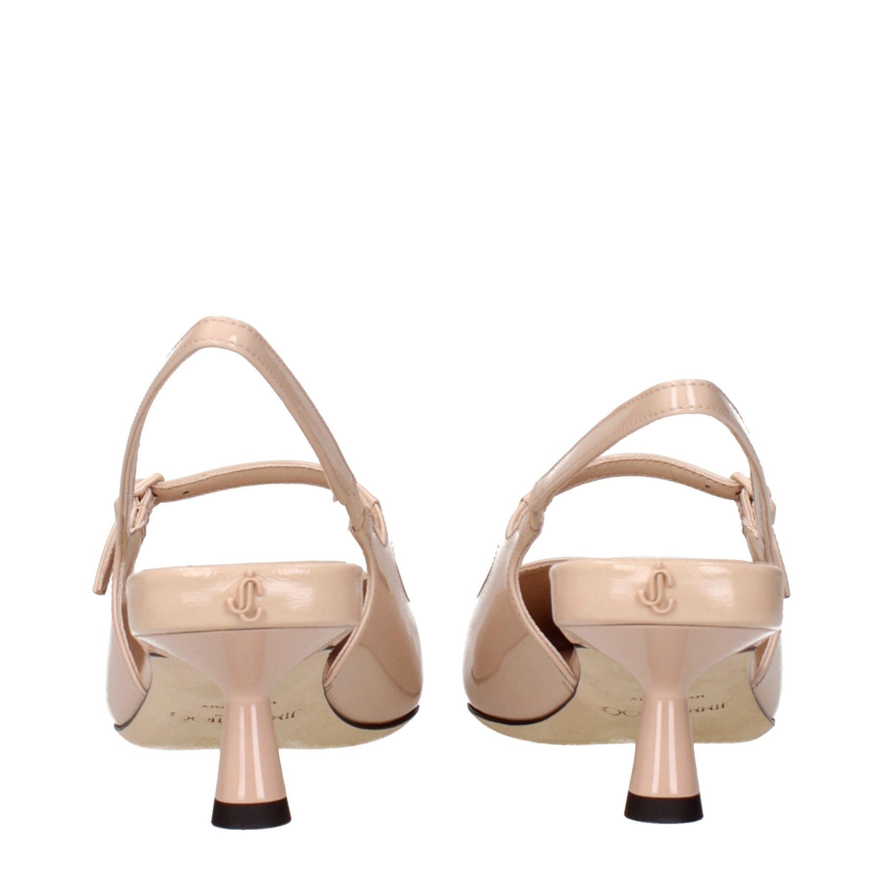 Jimmy Choo Pink Leather Mid Heel Pumps | Regal Royce