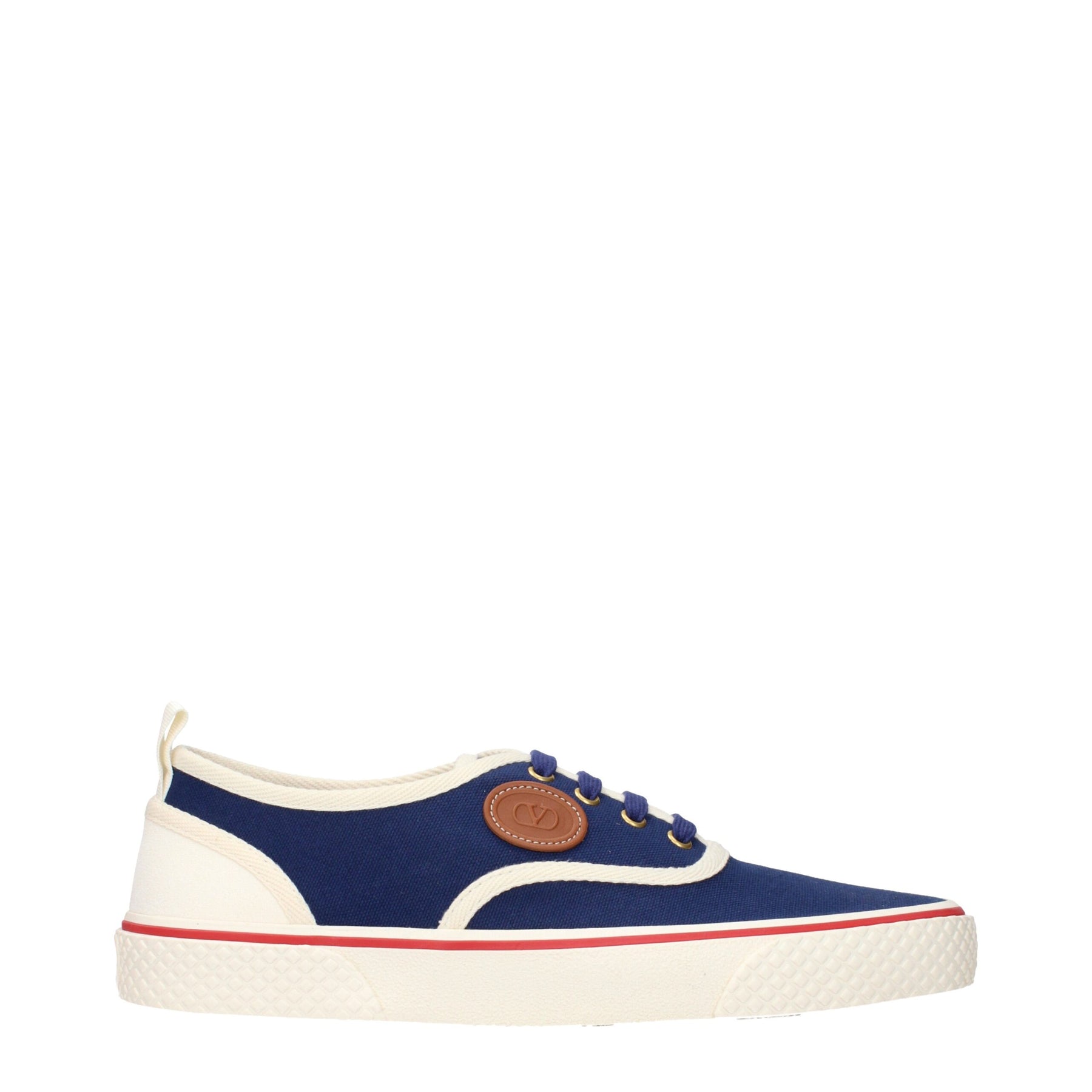 Valentino Garavani Blue Fabric Low Top Sneakers | Regal Royce