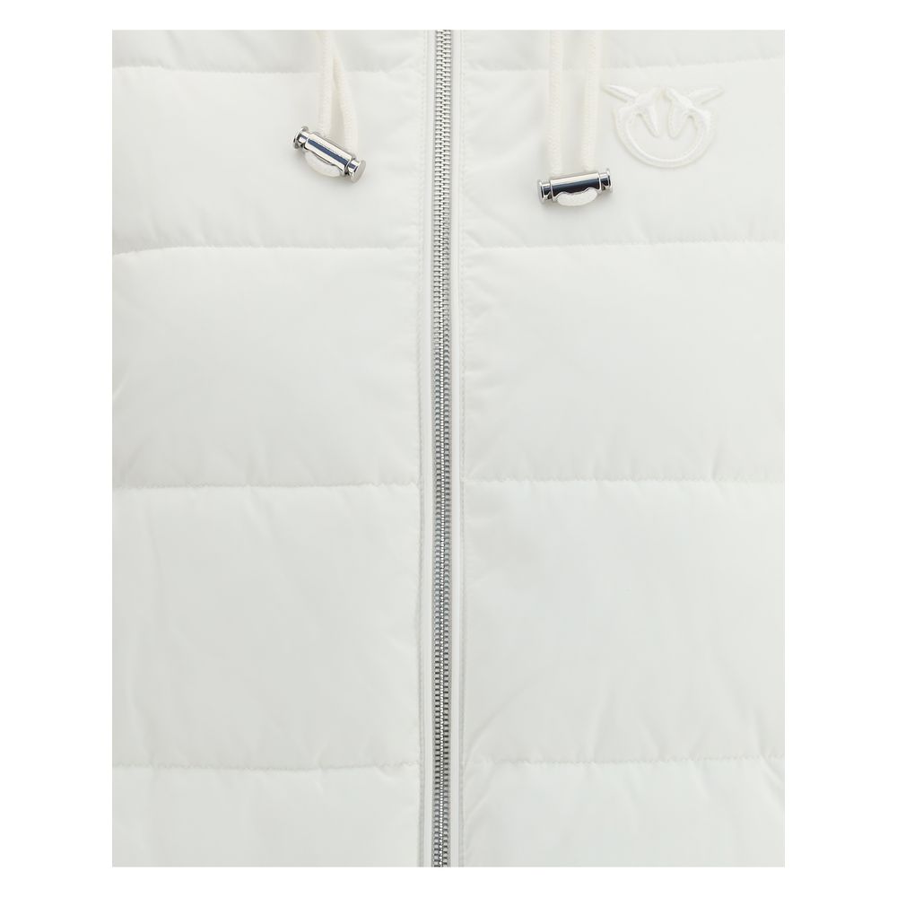 PINKO White Polyester Full-Length Jacket | Regal Royce