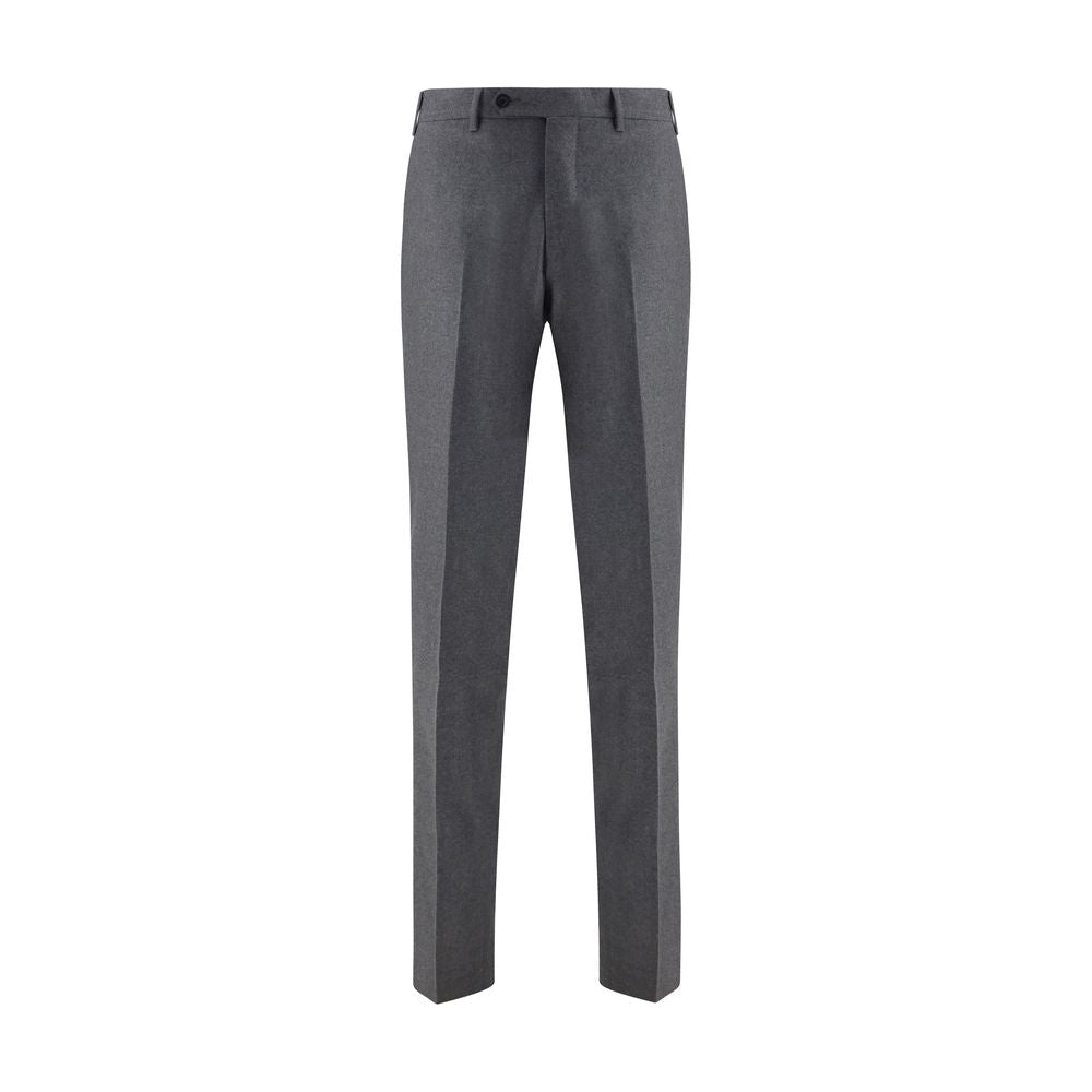 Germano Gray Fleece Wool Dress Pants | Regal Royce