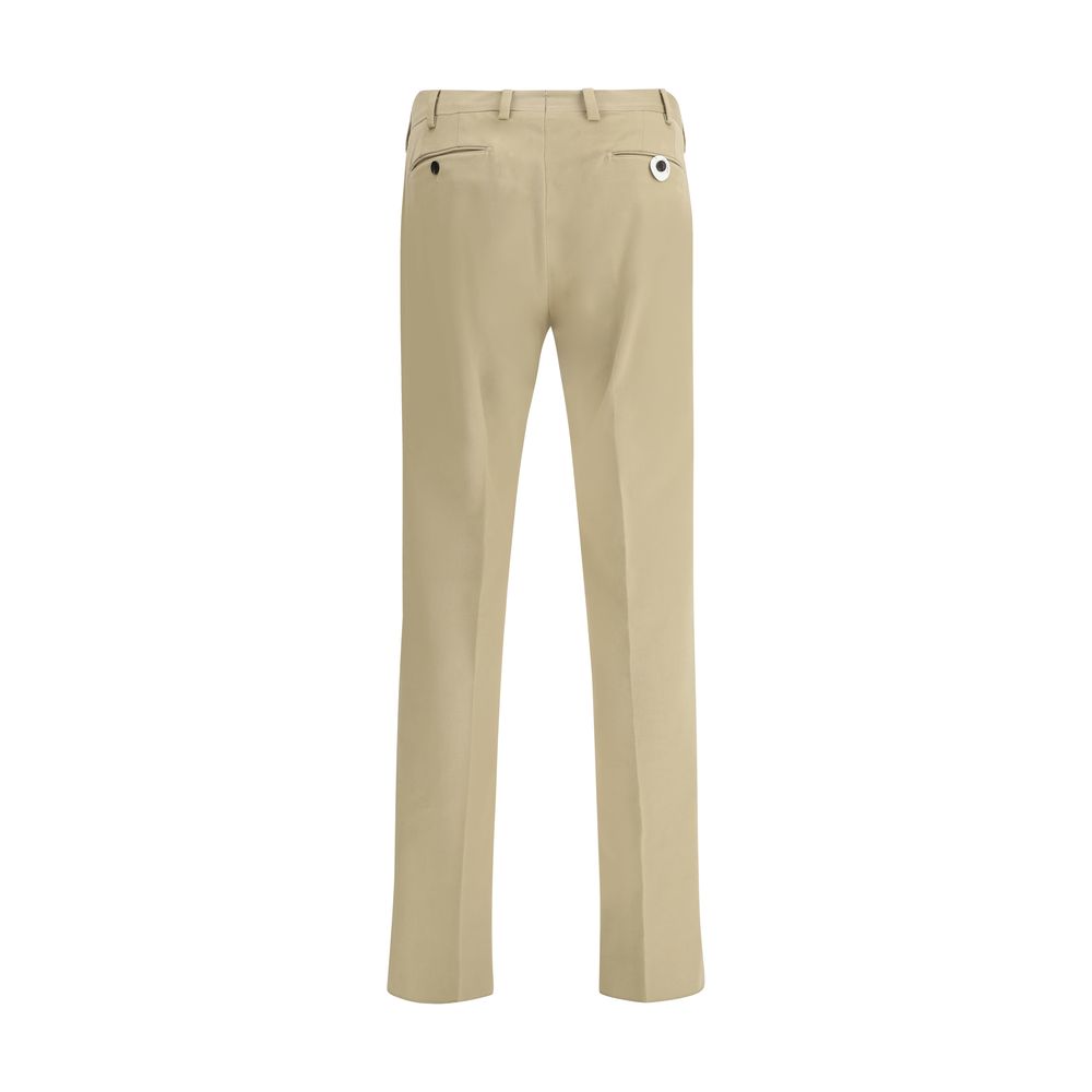 Germano Beige Cotton Chino Pants | Regal Royce