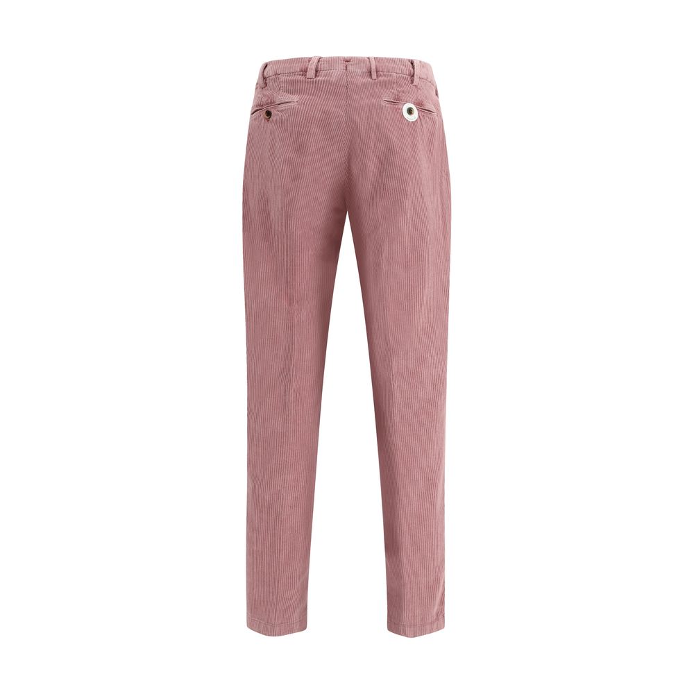Germano Multicolor Cotton Casual Pants | Regal Royce