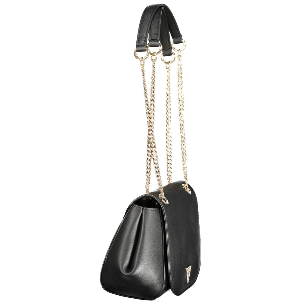 Guess Jeans Nero Poliuretano Women Handbag | Regal Royce