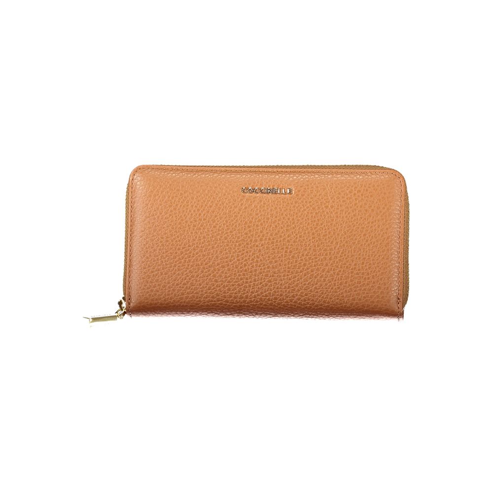 Coccinelle Marrone Leather Woman Wallet | Regal Royce
