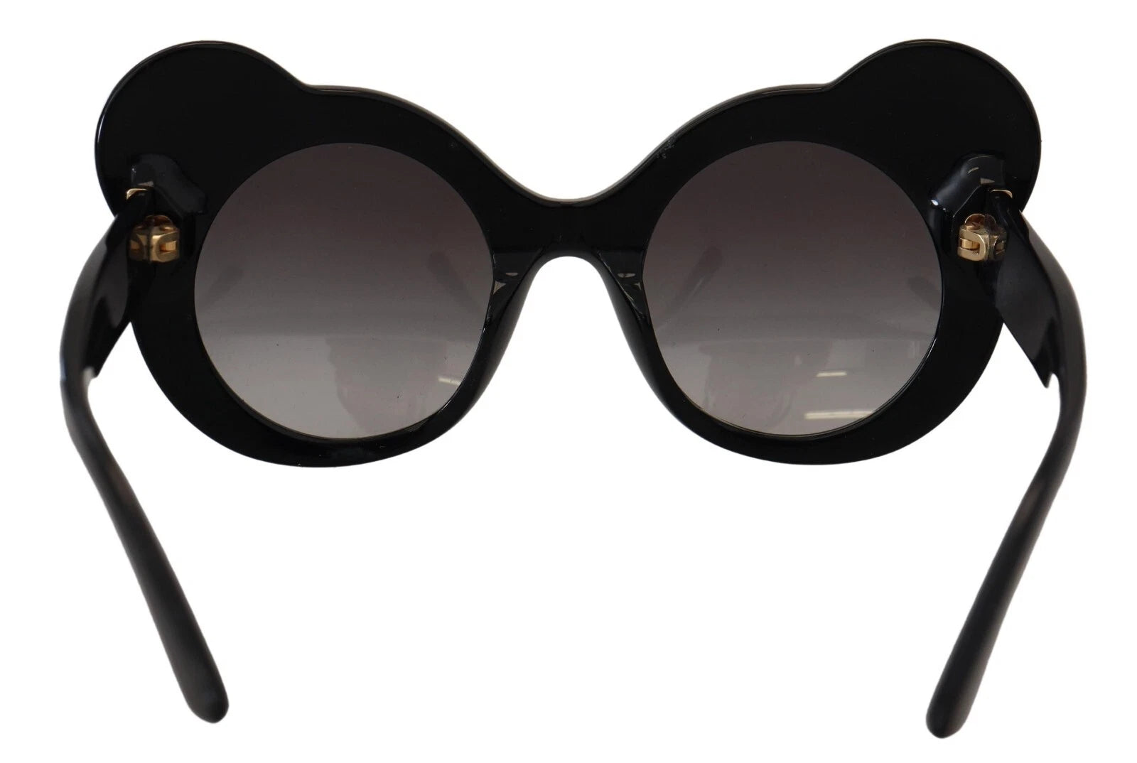 Dolce & Gabbana DG4325BM White Black Acetate Crystal Shades Sunglasses
