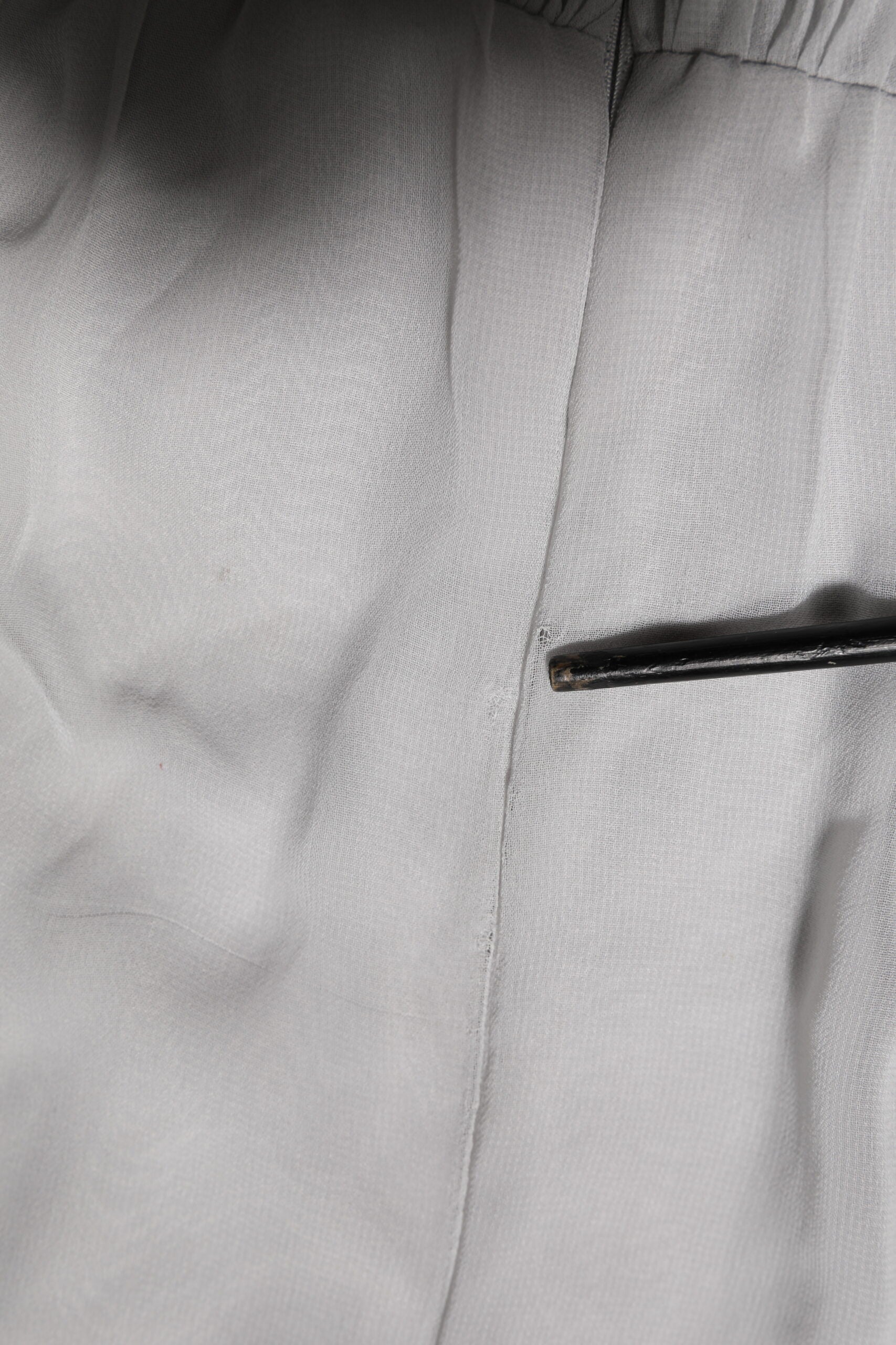 Dolce & Gabbana Grey Pleated Maxi Long Sleeve Silk Blend Gown Dress | Regal Royce