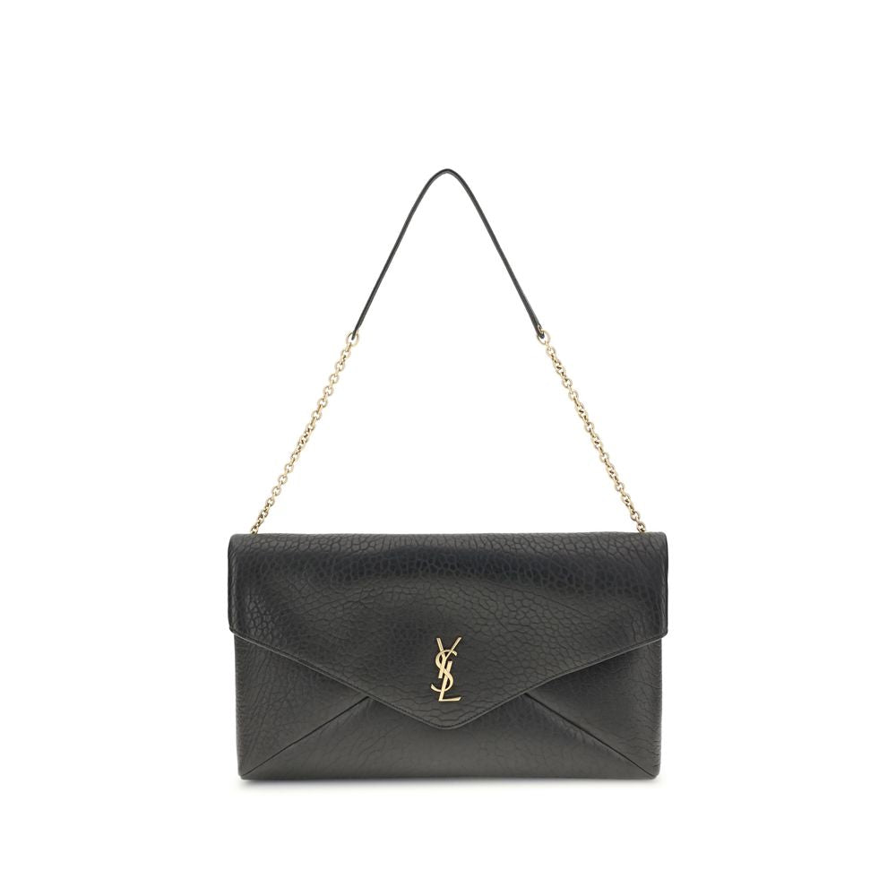 Saint Laurent Black Lamb Ovis Aries Aries Shoulder Bag | Regal Royce