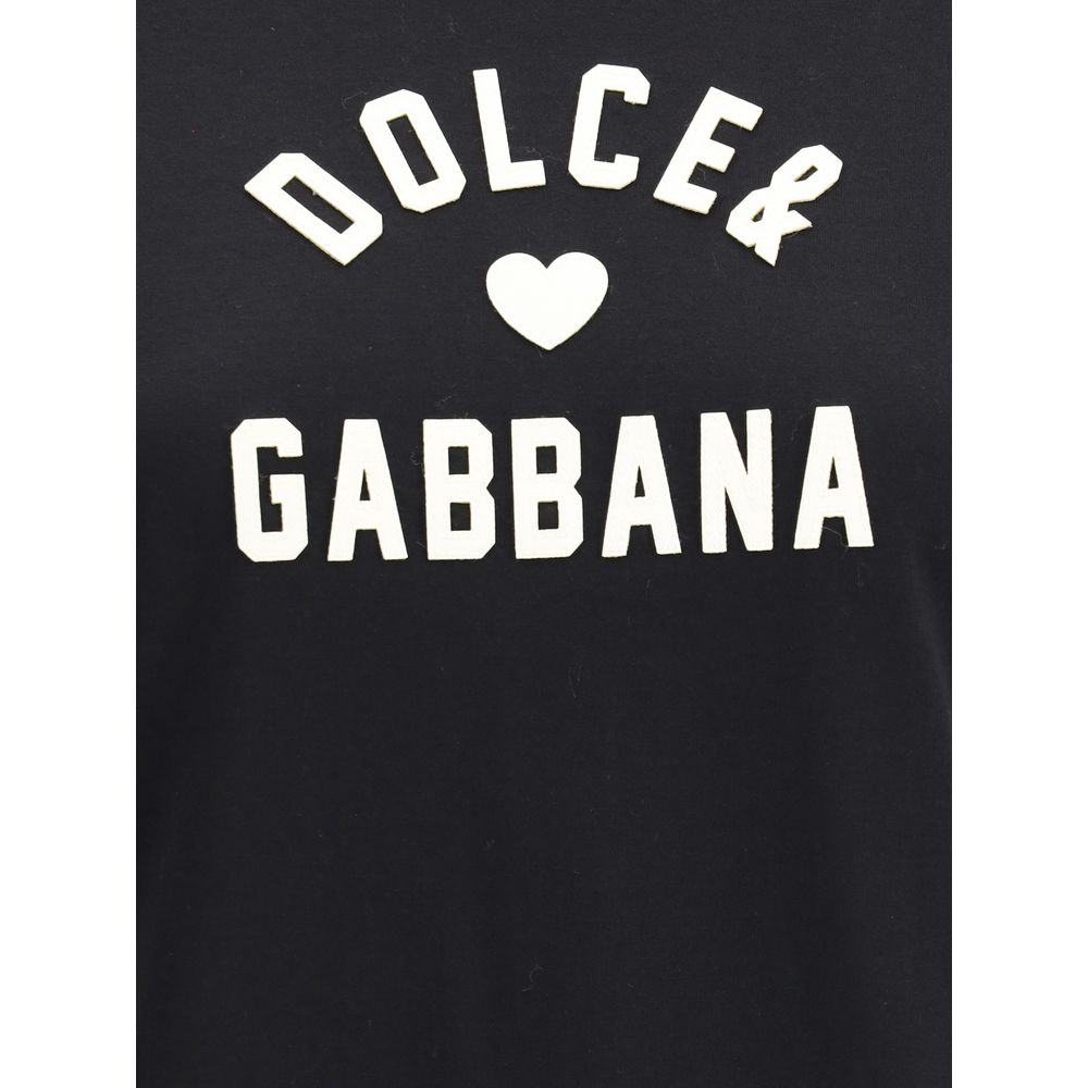 Dolce & Gabbana Black Cotton T-Shirt | Regal Royce